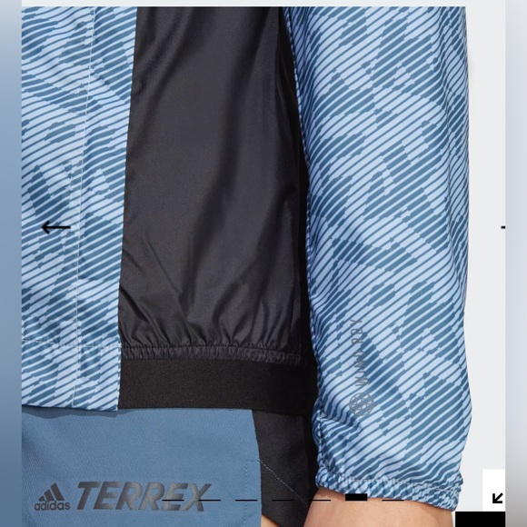 Adidas terrex trail running wind jacket, xs - Picture 7 of 12